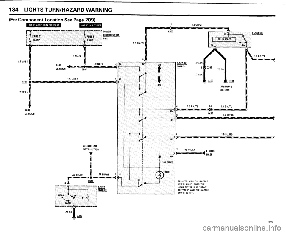 BMW 535i 1985 E28 Electrical Troubleshooting Manual 
