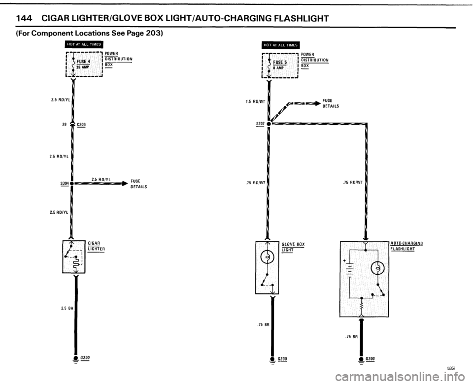 BMW 535i 1985 E28 Electrical Troubleshooting Manual 