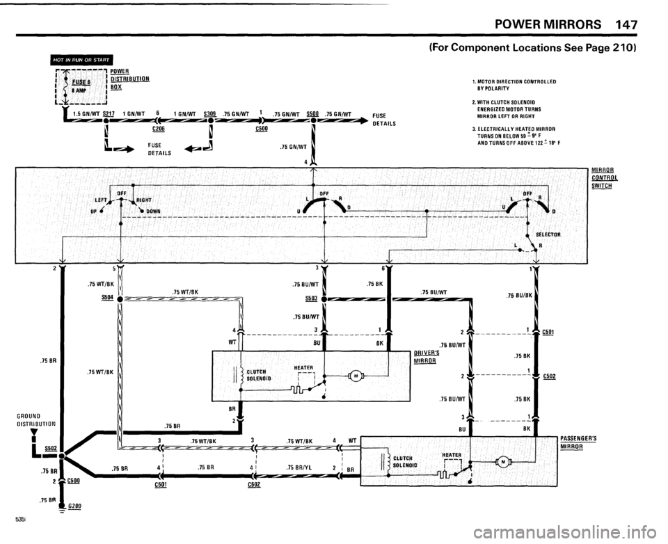 BMW 535i 1985 E28 Electrical Troubleshooting Manual 
