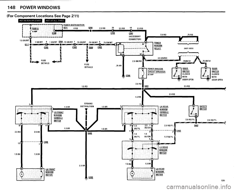 BMW 535i 1985 E28 Electrical Troubleshooting Manual 