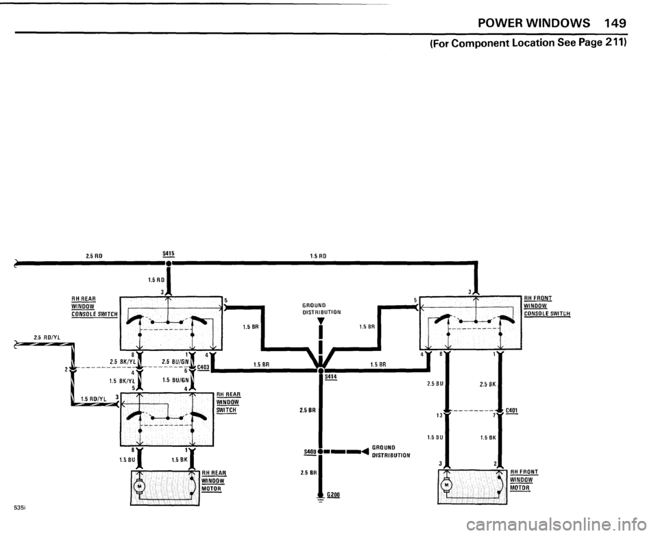 BMW 535i 1985 E28 Electrical Troubleshooting Manual 