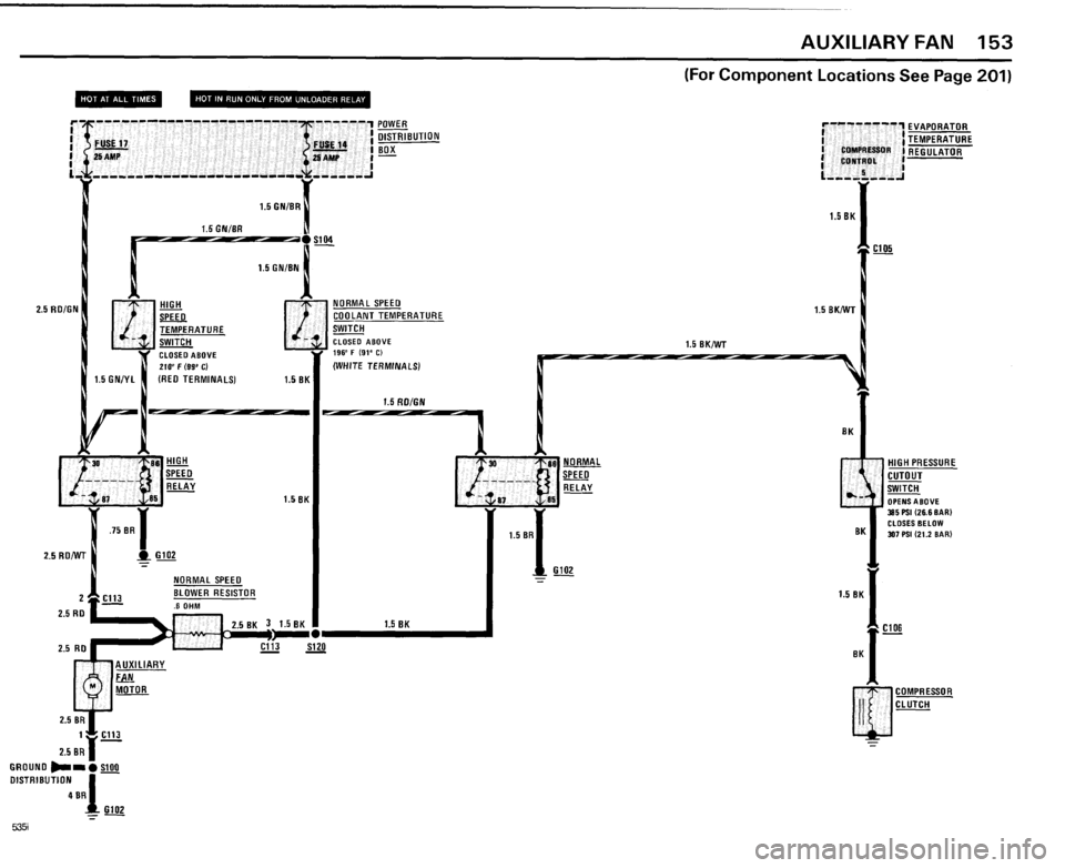 BMW 535i 1985 E28 Electrical Troubleshooting Manual 