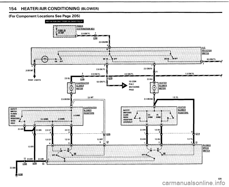 BMW 535i 1985 E28 Electrical Troubleshooting Manual 