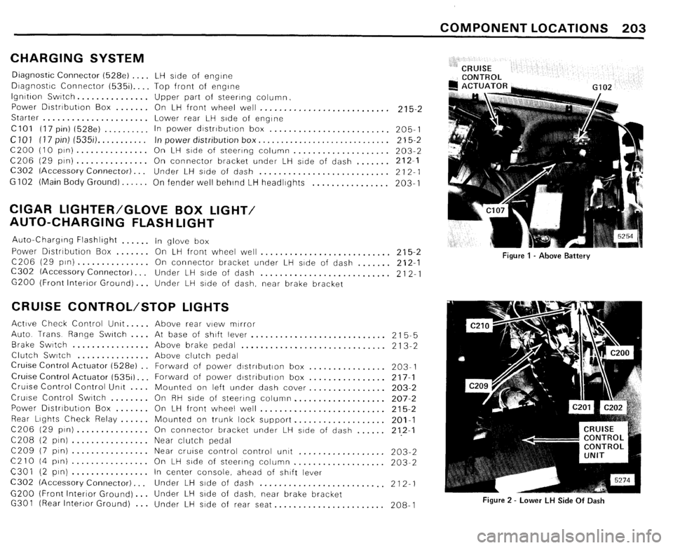 BMW 535i 1985 E28 Electrical Troubleshooting Manual 