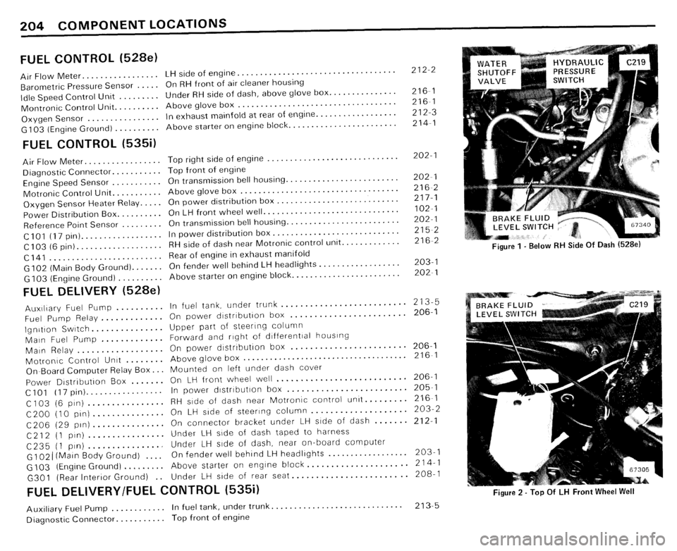 BMW 535i 1985 E28 Electrical Troubleshooting Manual 