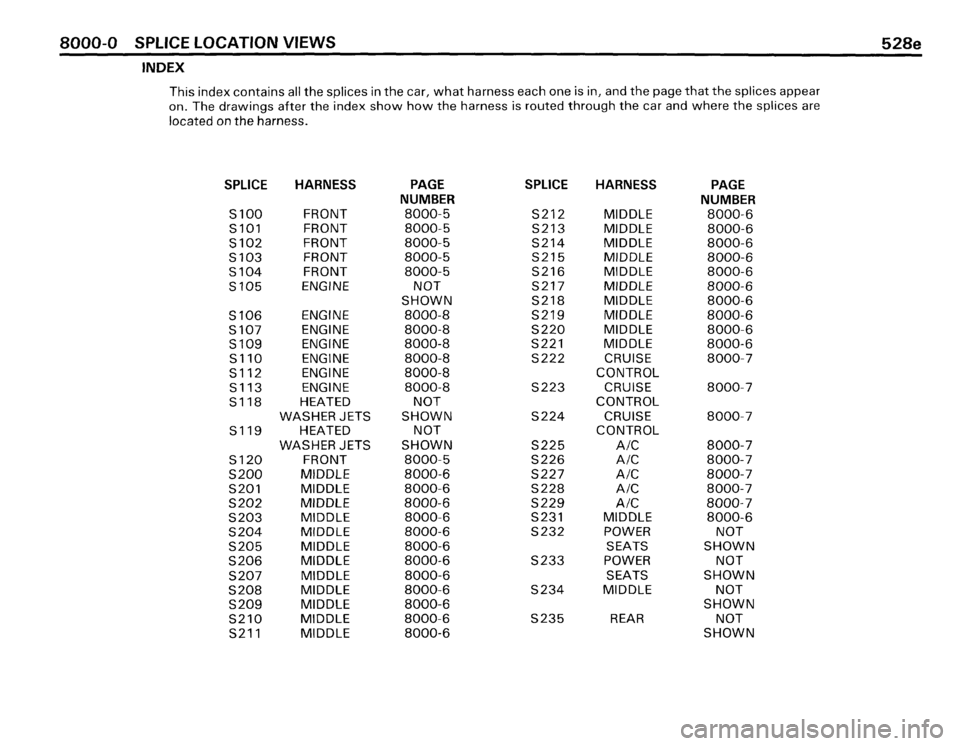 BMW 528e 1986 E28 Electrical Troubleshooting Manual 