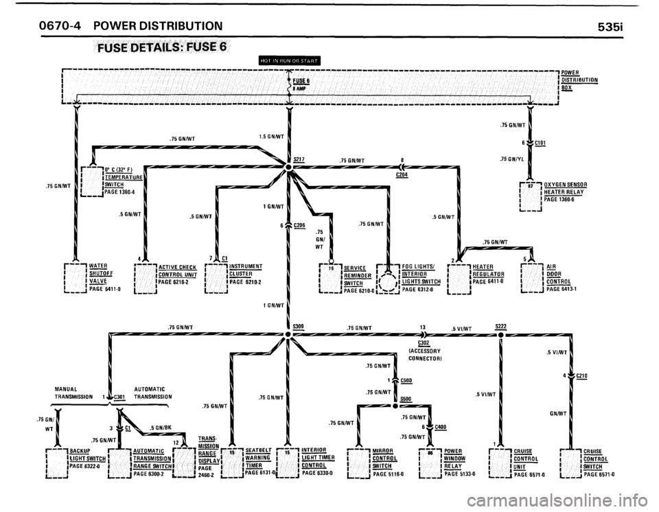 BMW 528e 1986 E28 Electrical Troubleshooting Manual 
