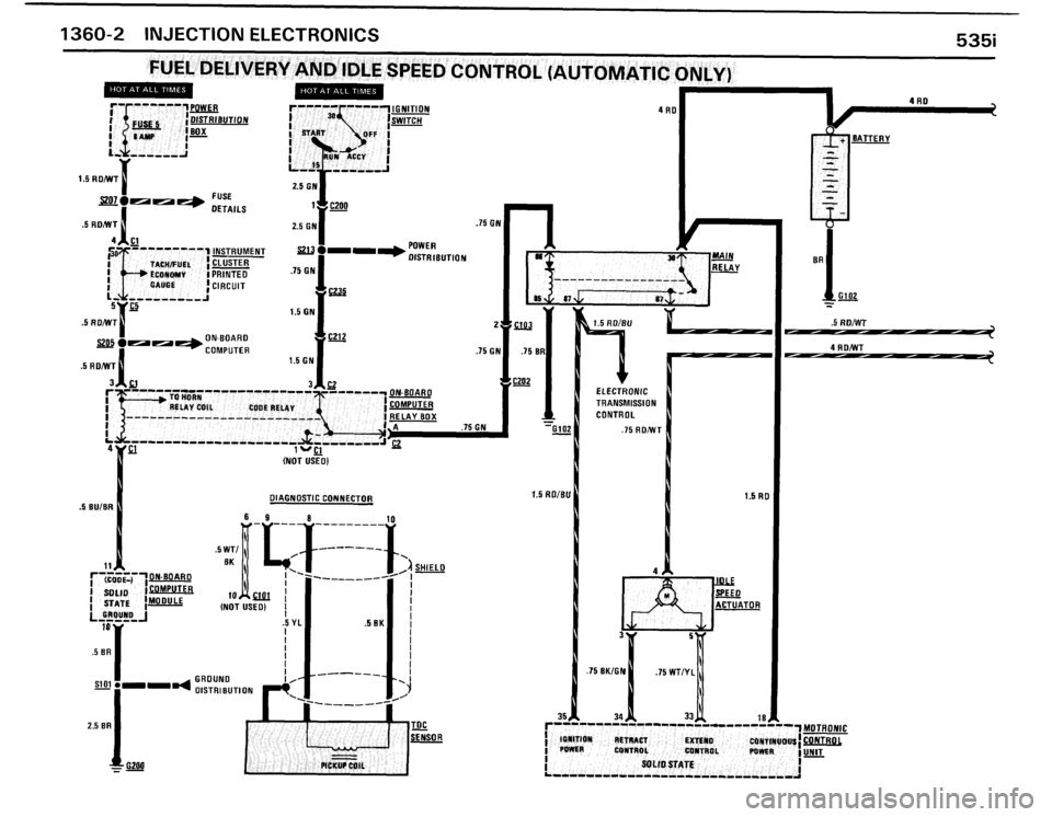 BMW 528e 1986 E28 Electrical Troubleshooting Manual 