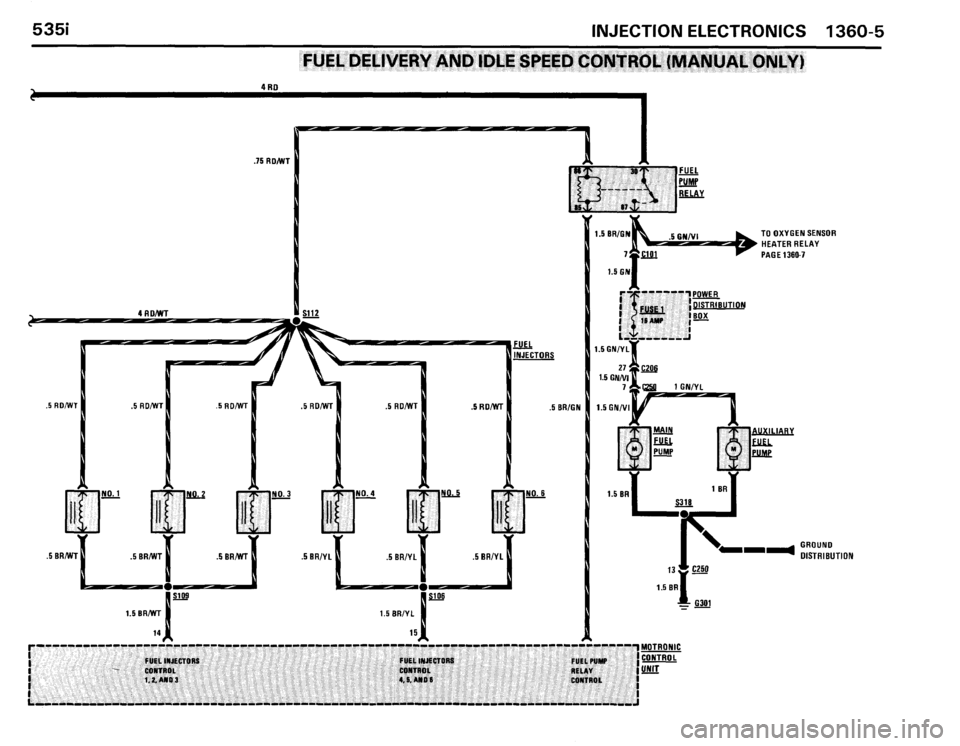 BMW 528e 1986 E28 Electrical Troubleshooting Manual 