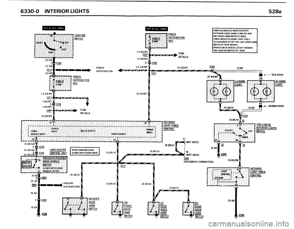 BMW 528e 1986 E28 Electrical Troubleshooting Manual 