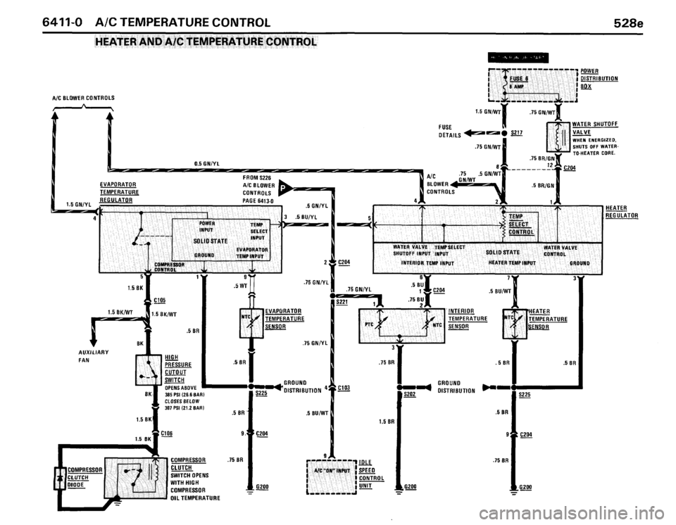 BMW 528e 1986 E28 Electrical Troubleshooting Manual 