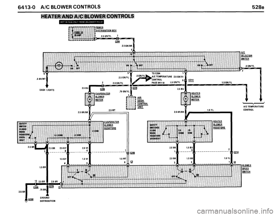 BMW 528e 1986 E28 Electrical Troubleshooting Manual 