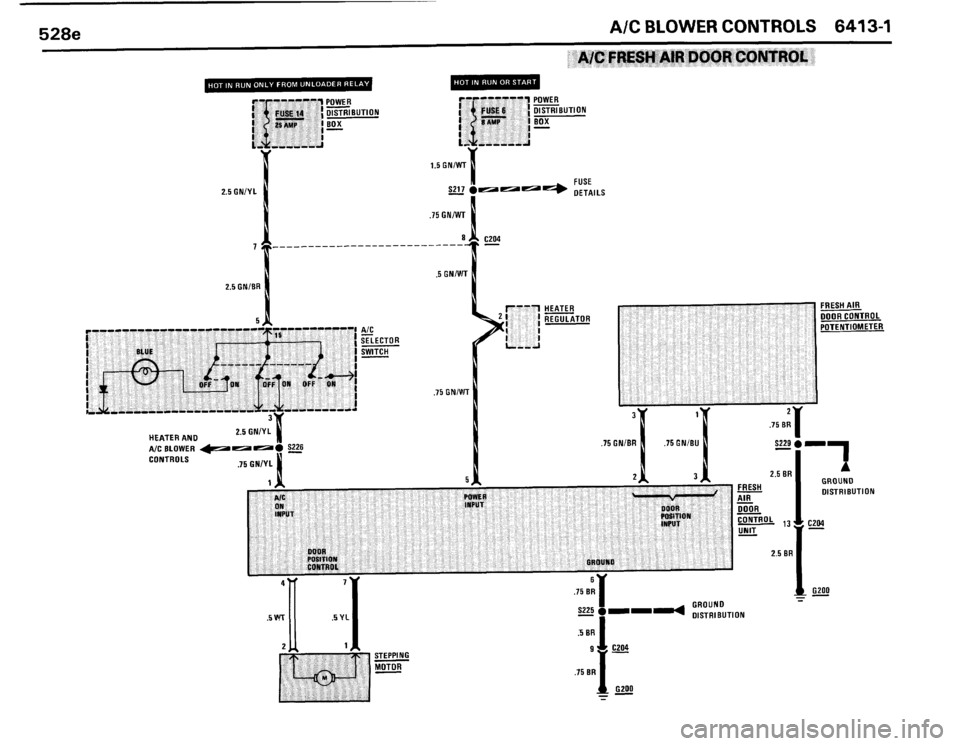 BMW 528e 1986 E28 Electrical Troubleshooting Manual 