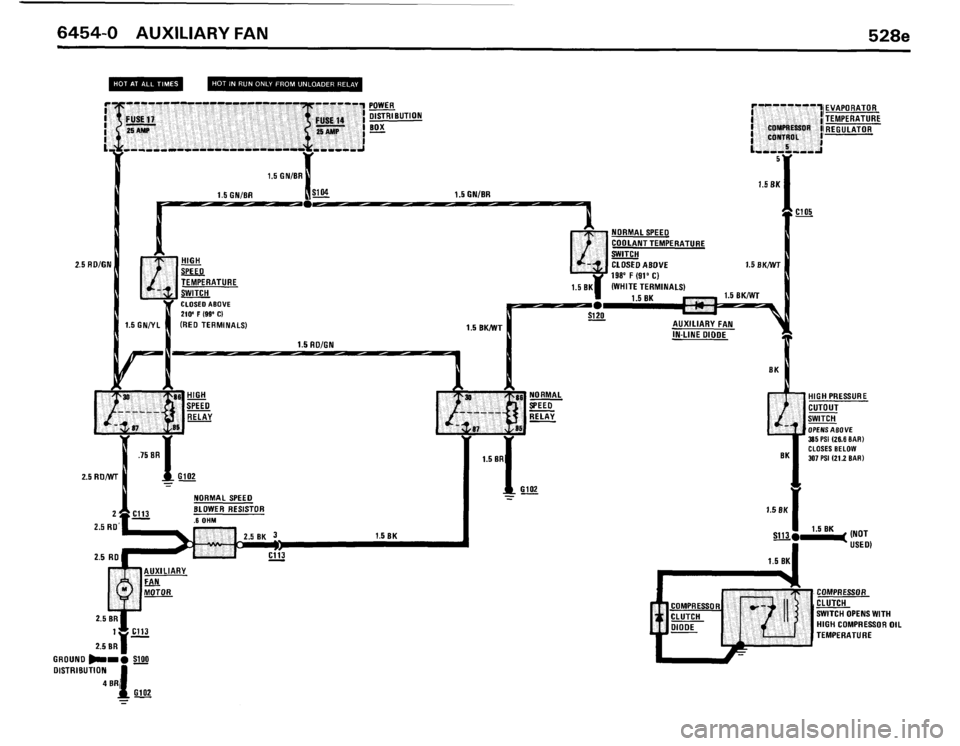 BMW 528e 1986 E28 Electrical Troubleshooting Manual 