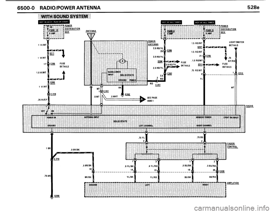 BMW 528e 1986 E28 Electrical Troubleshooting Manual 