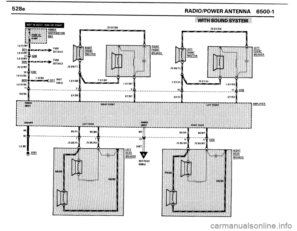 BMW 528e 1986 E28 Electrical Troubleshooting Manual 