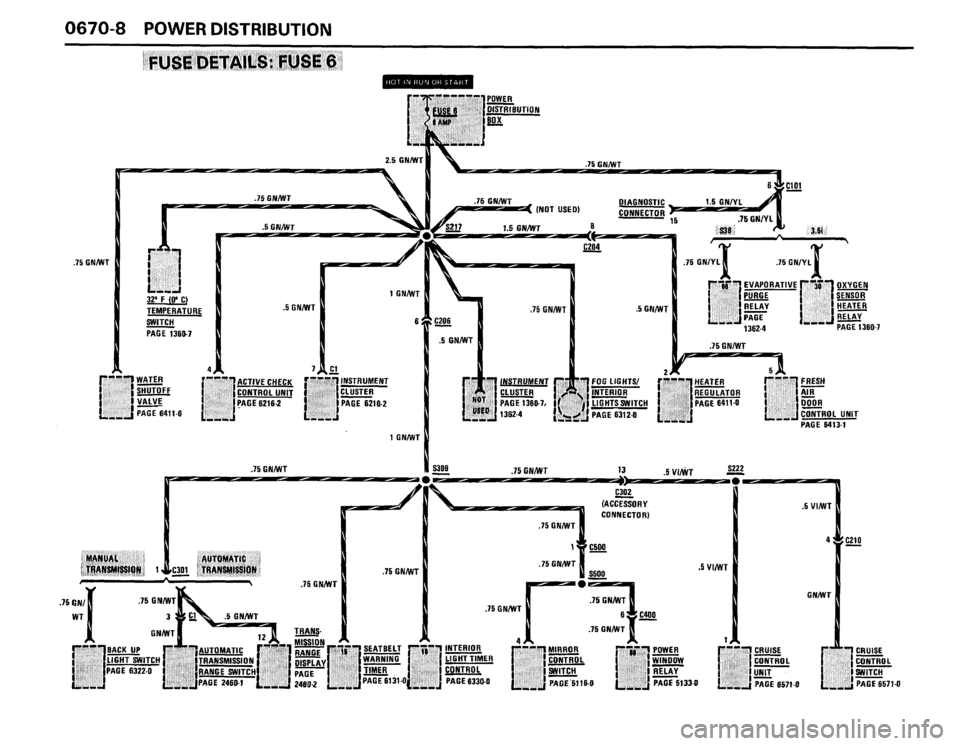 BMW 535i 1987 E28 Electrical Troubleshooting Manual 