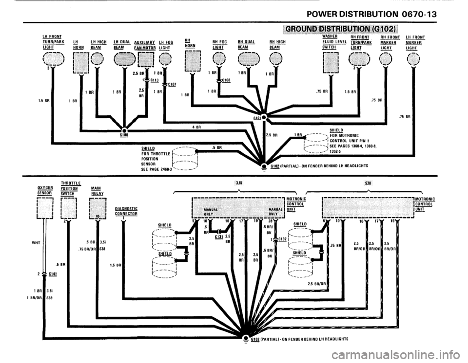 BMW 535i 1987 E28 Electrical Troubleshooting Manual 
