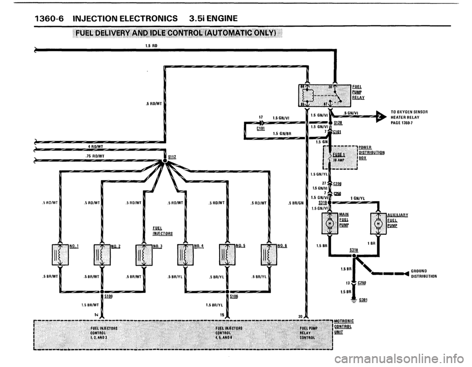 BMW M5 1988 E28 Electrical Troubleshooting Manual 