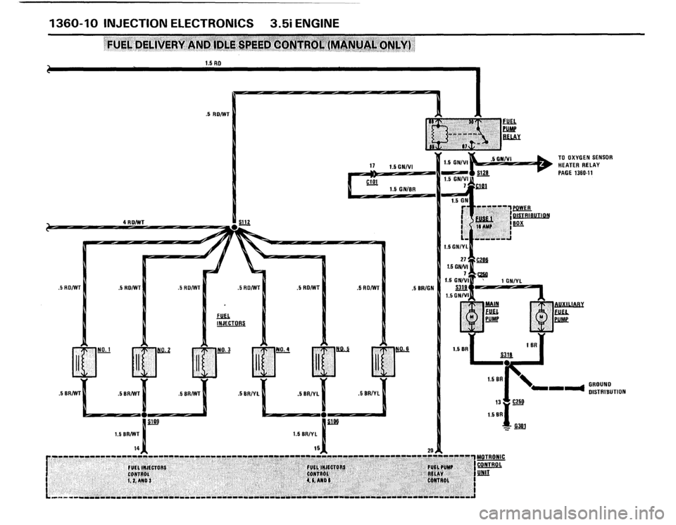 BMW M5 1988 E28 Electrical Troubleshooting Manual 