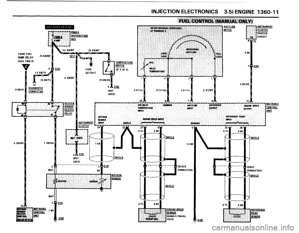 BMW M5 1988 E28 Electrical Troubleshooting Manual 