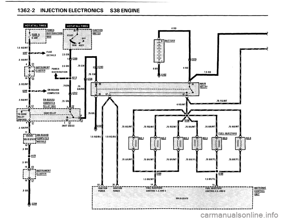BMW M5 1988 E28 Electrical Troubleshooting Manual 