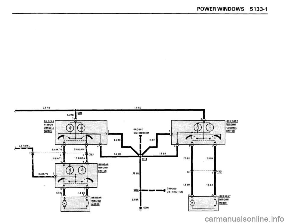 BMW 535i 1987 E28 Electrical Troubleshooting Manual 