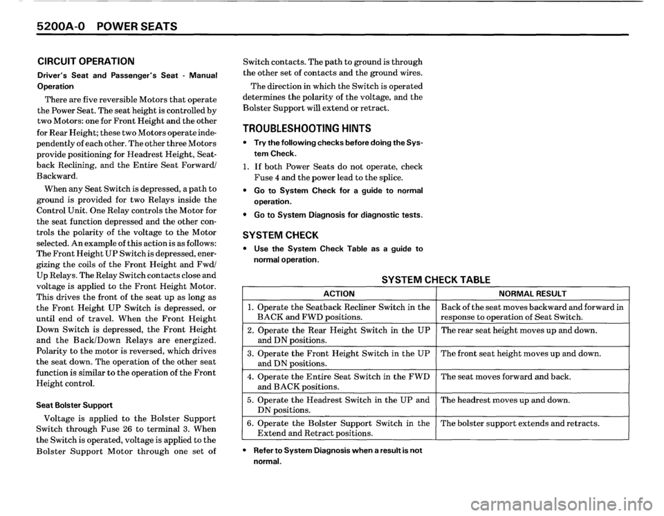 BMW 535i 1987 E28 Electrical Troubleshooting Manual 