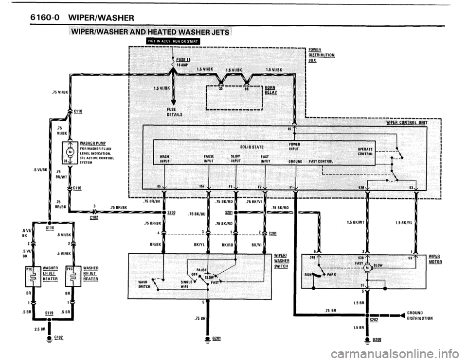 BMW M5 1988 E28 Electrical Troubleshooting Manual 