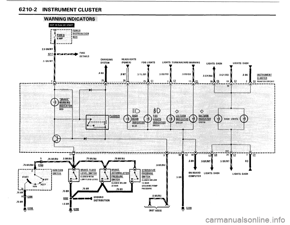 BMW M5 1988 E28 Electrical Troubleshooting Manual 
