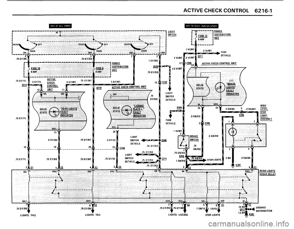 BMW M5 1988 E28 Electrical Troubleshooting Manual 
