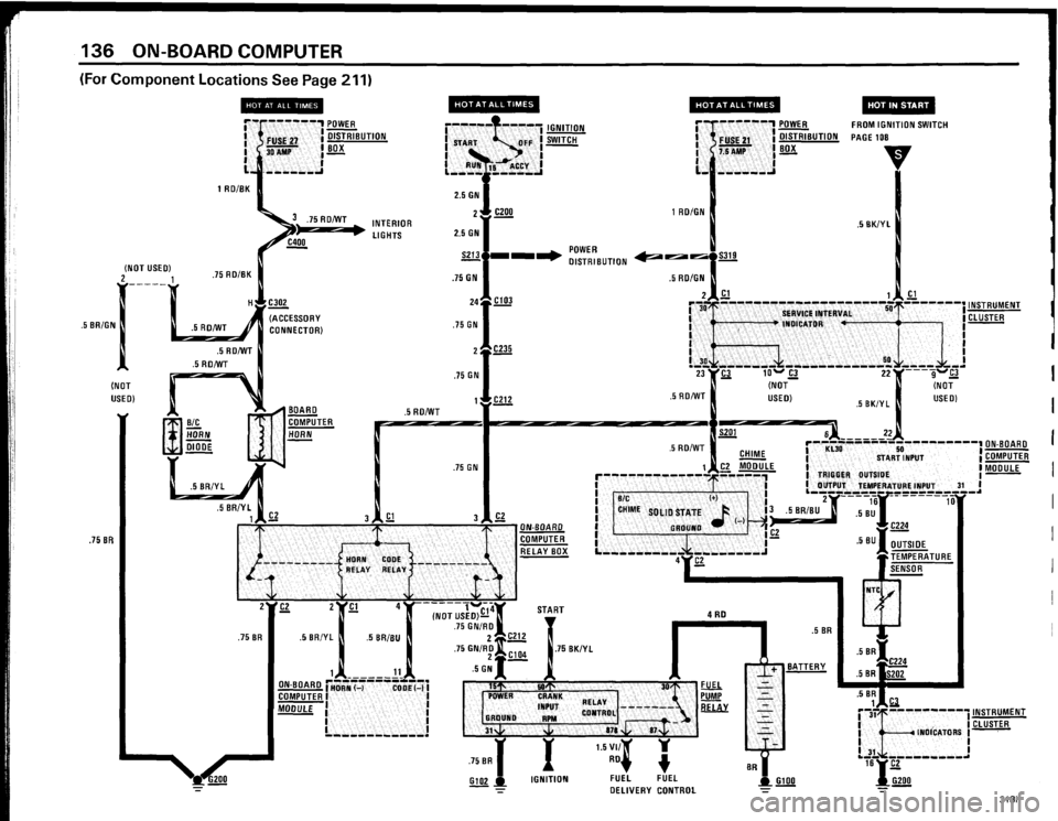 BMW 325e 1984 E30 Electrical Troubleshooting Manual 