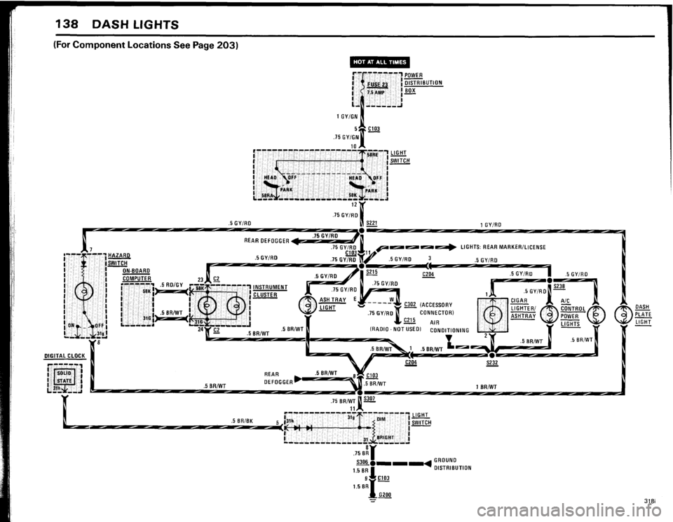 BMW 325e 1984 E30 Electrical Troubleshooting Manual 