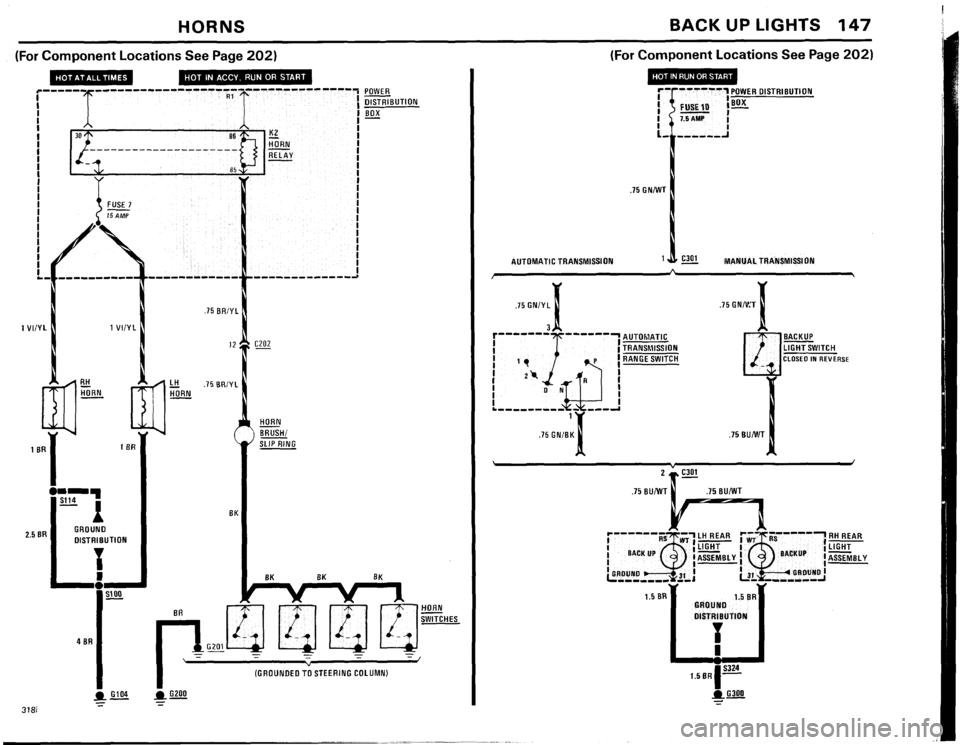 BMW 325e 1984 E30 Electrical Troubleshooting Manual 