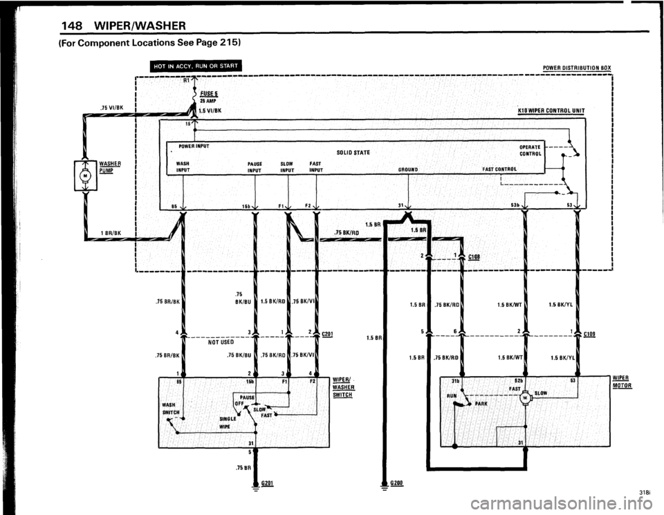 BMW 325e 1984 E30 Electrical Troubleshooting Manual 