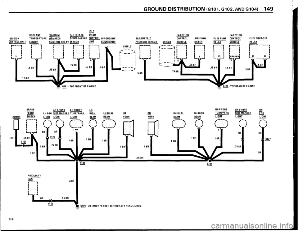 BMW 325e 1984 E30 Electrical Troubleshooting Manual 