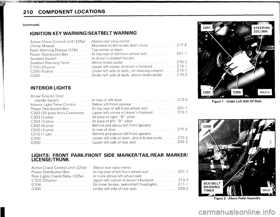 BMW 325e 1984 E30 Electrical Troubleshooting Manual 