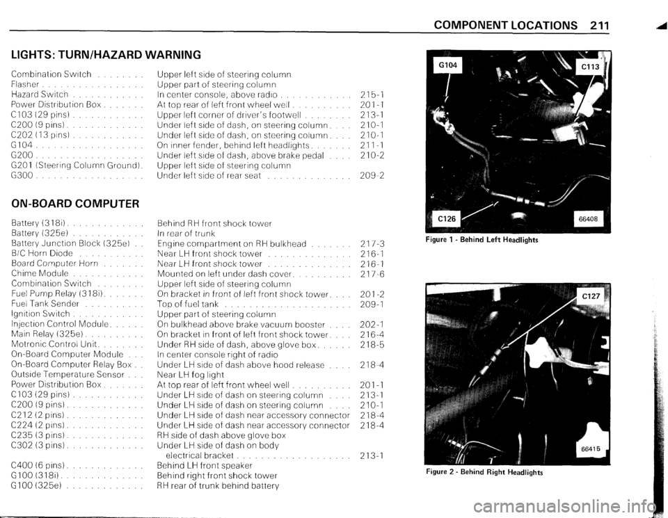 BMW 325e 1984 E30 Electrical Troubleshooting Manual 