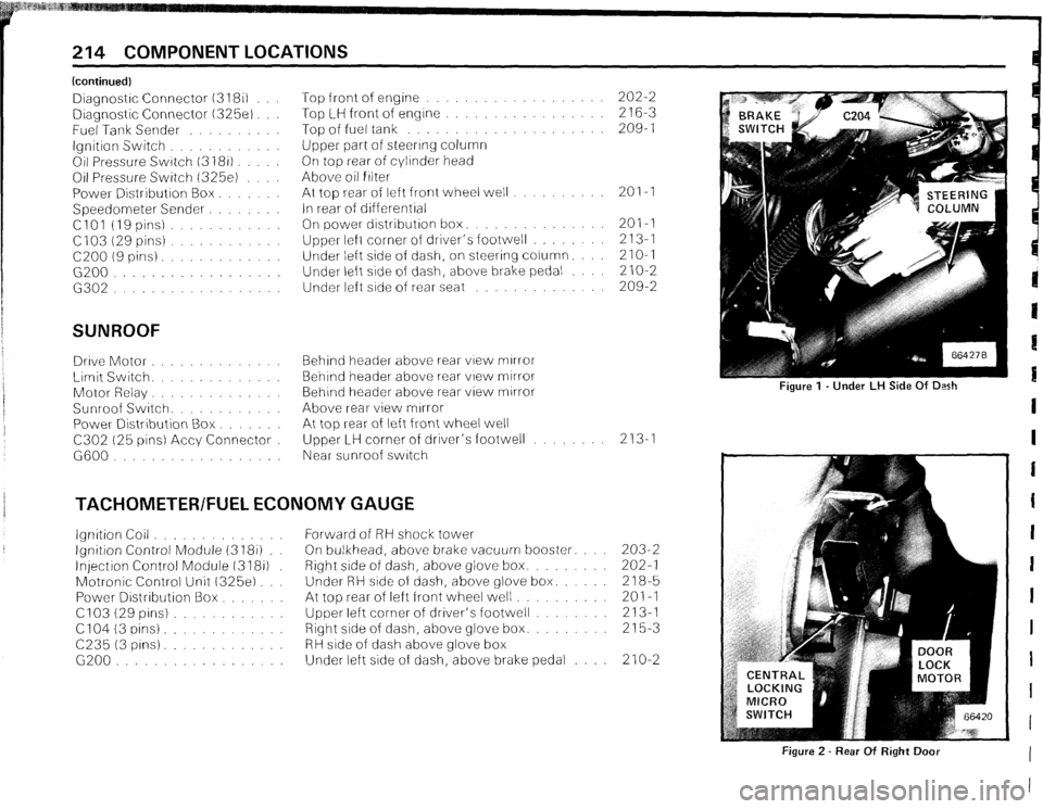 BMW 325e 1984 E30 Electrical Troubleshooting Manual 