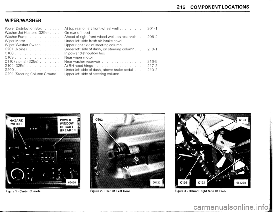 BMW 325e 1984 E30 Electrical Troubleshooting Manual 