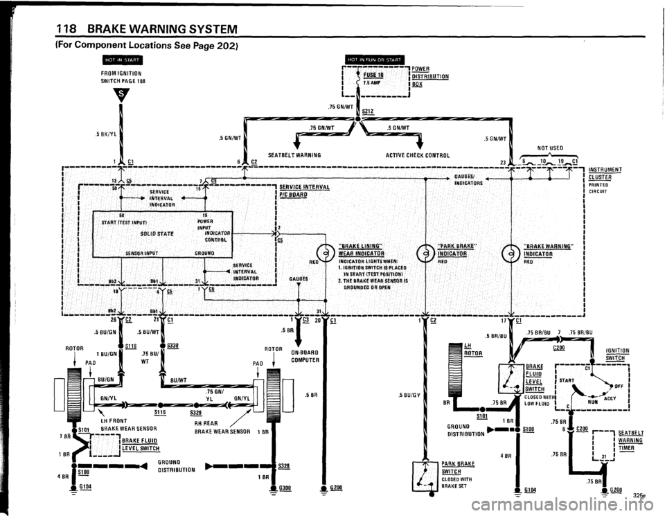 BMW 325e 1984 E30 Electrical Troubleshooting Manual 