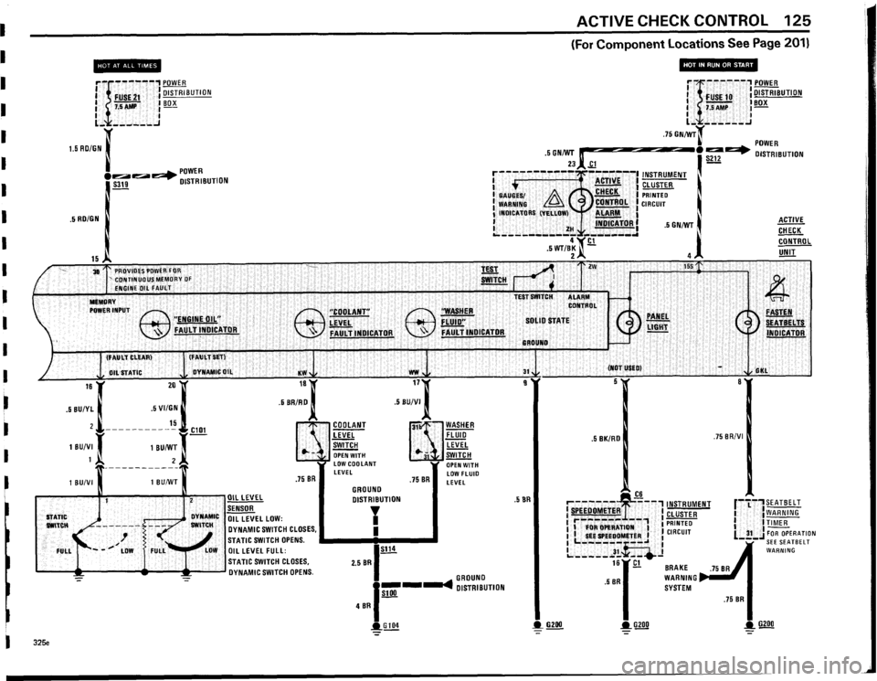 BMW 325e 1984 E30 Electrical Troubleshooting Manual 