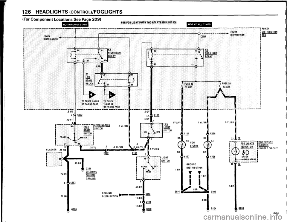 BMW 325e 1984 E30 Electrical Troubleshooting Manual 