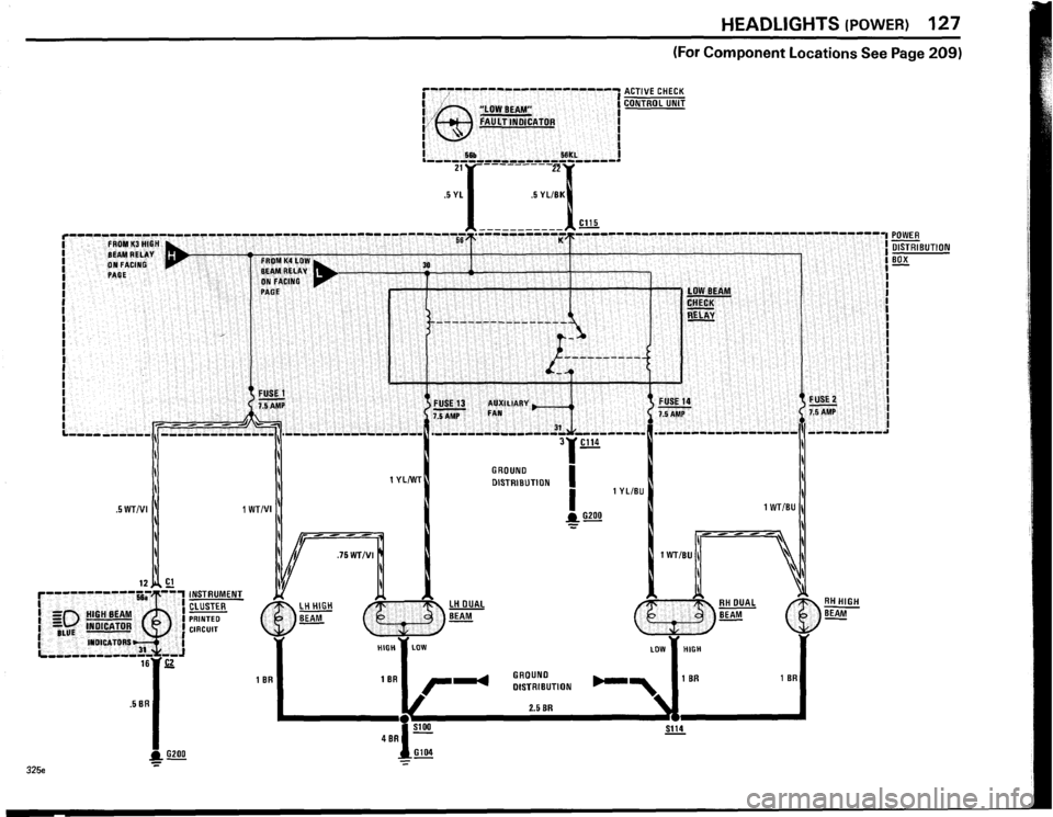 BMW 325e 1984 E30 Electrical Troubleshooting Manual 