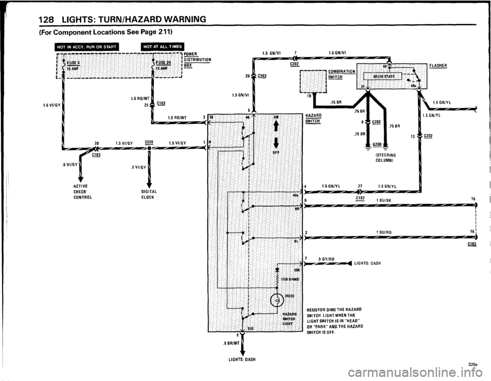 BMW 325e 1984 E30 Electrical Troubleshooting Manual 