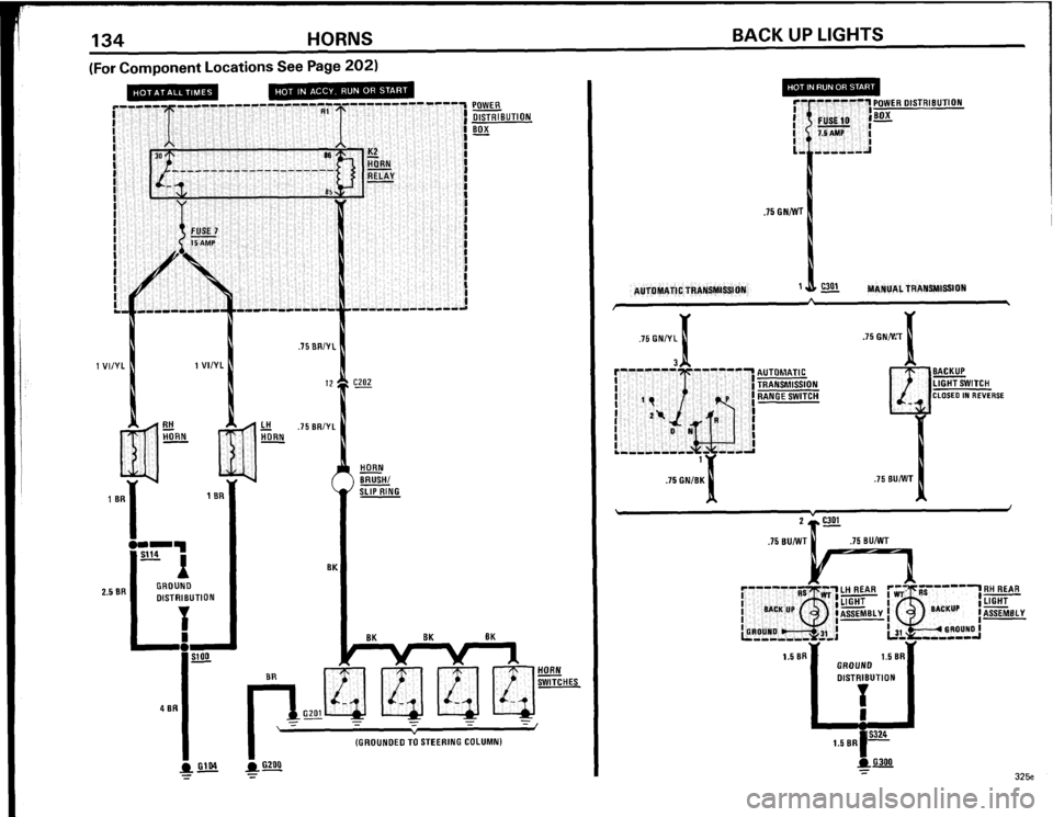 BMW 325e 1984 E30 Electrical Troubleshooting Manual 
