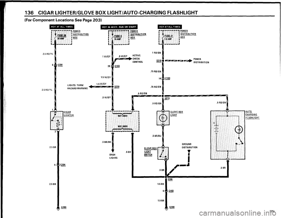 BMW 325e 1984 E30 Electrical Troubleshooting Manual 