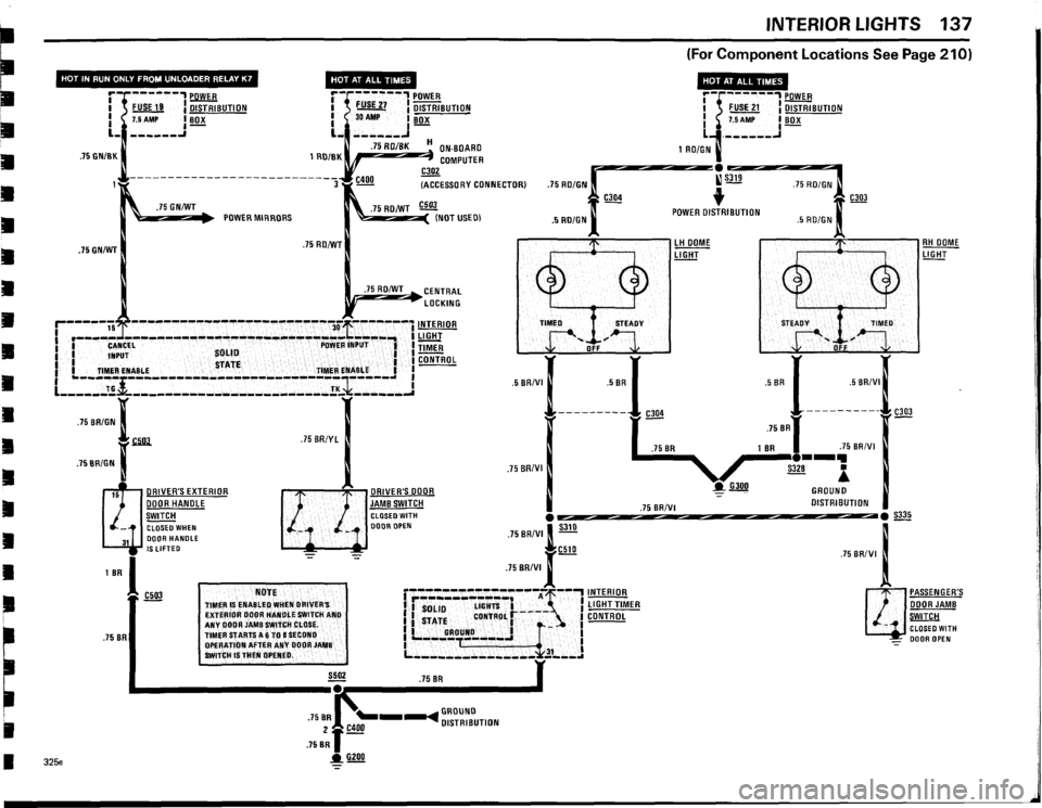 BMW 325e 1984 E30 Electrical Troubleshooting Manual 