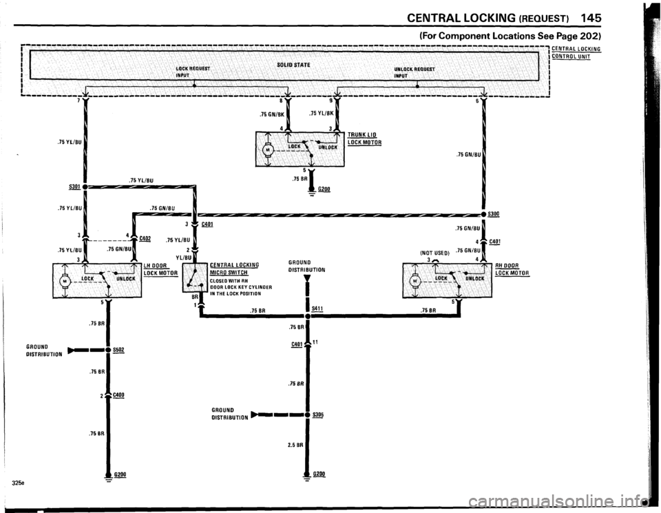 BMW 325e 1984 E30 Electrical Troubleshooting Manual 