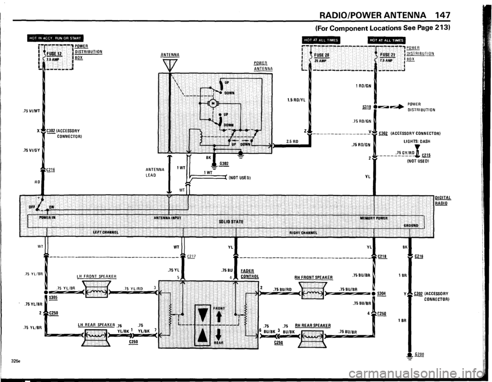 BMW 325e 1984 E30 Electrical Troubleshooting Manual 